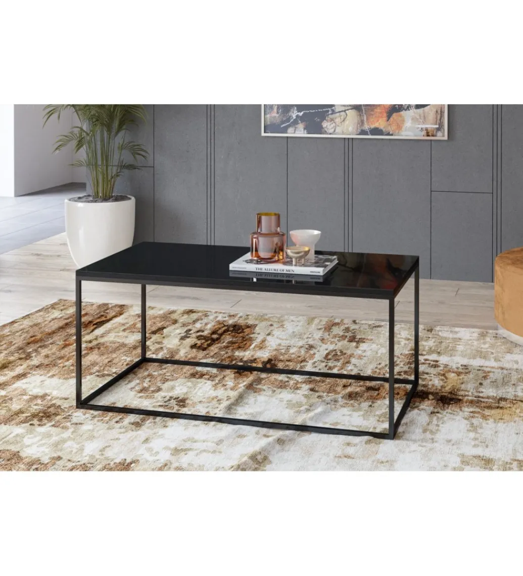 Stolik kawowy HELIO 110 cm czarny*Helvetia Online