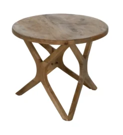 Stolik kawowy HOKE 60 cm drewno mango*Zona-Design New
