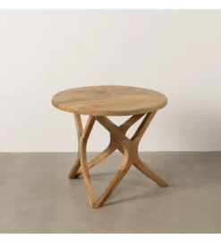 Stolik kawowy HOKE 60 cm drewno mango*Zona-Design New