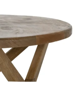 Stolik kawowy HOKE 60 cm drewno mango*Zona-Design New