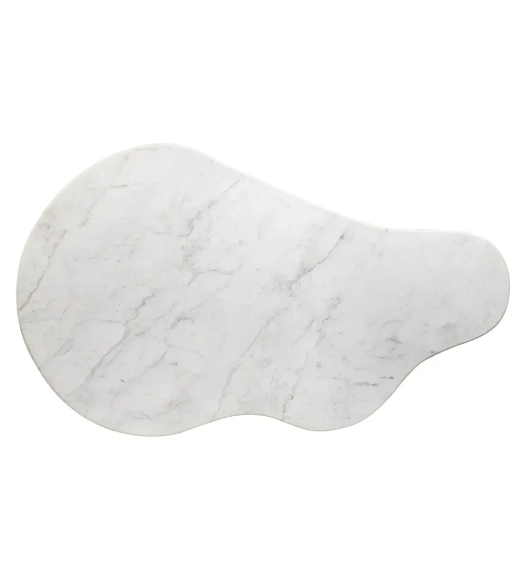 Stolik kawowy HUGI 135 cm marmur drewno mango*Zona-Design New