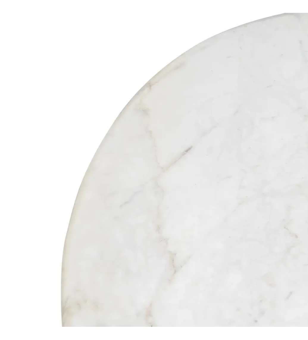 Stolik kawowy HUGI 135 cm marmur drewno mango*Zona-Design New
