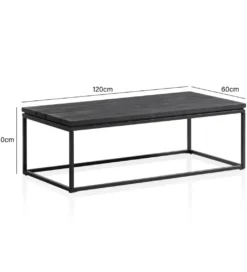 Stolik kawowy IDUN 120 cm drewno mango*WOHNLING, GERMANY Discount