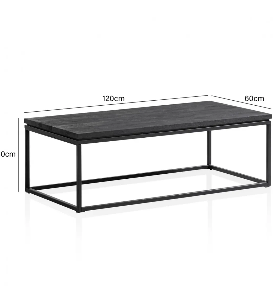 Stolik kawowy IDUN 120 cm drewno mango*WOHNLING, GERMANY Discount