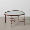 Stolik kawowy INDUSTRIAL 78 cm Ciemna Terakota*Zona-Design Online