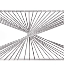 Stolik Kawowy INFINITY 120 cm srebrny*Halmar Best