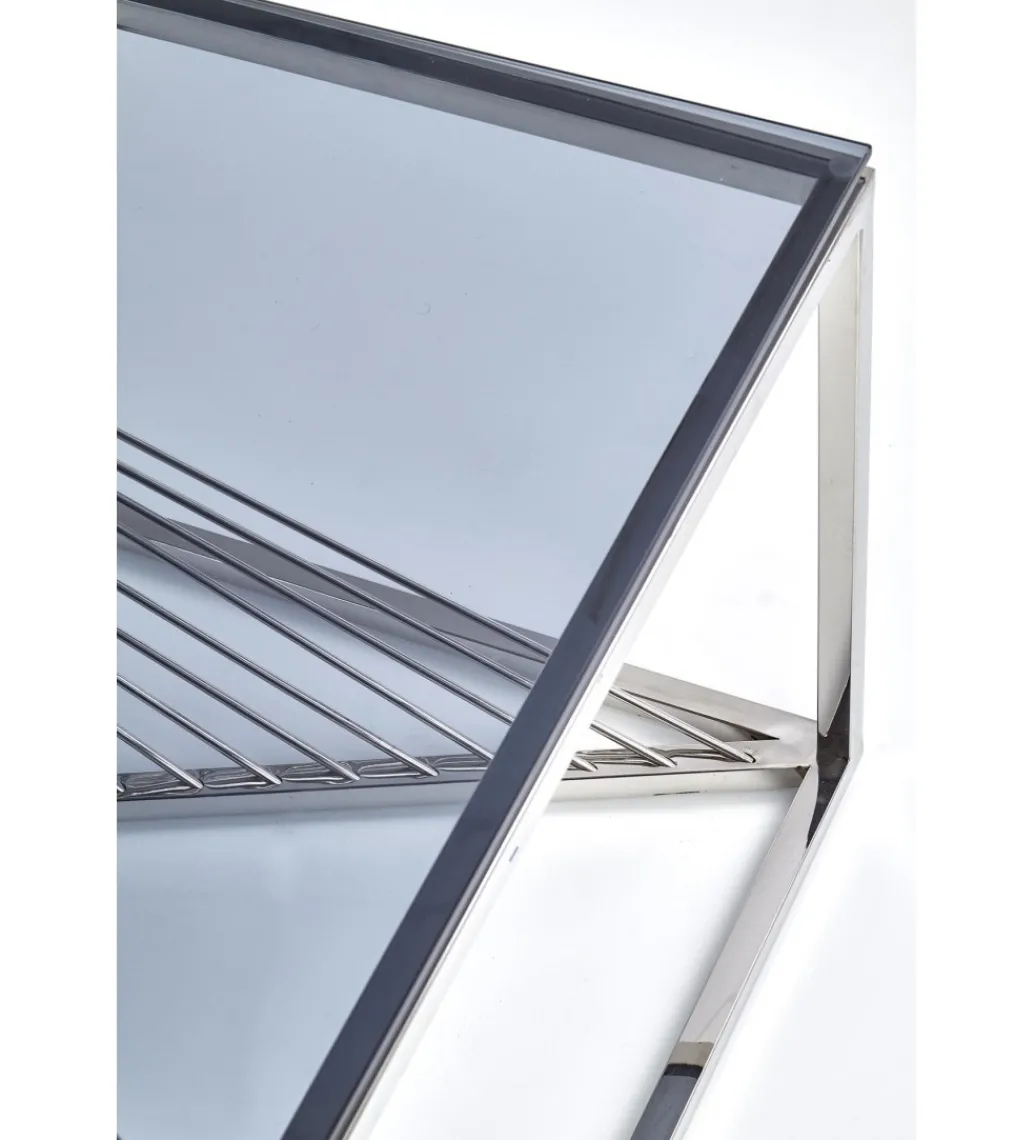 Stolik Kawowy INFINITY 120 cm srebrny*Halmar Best