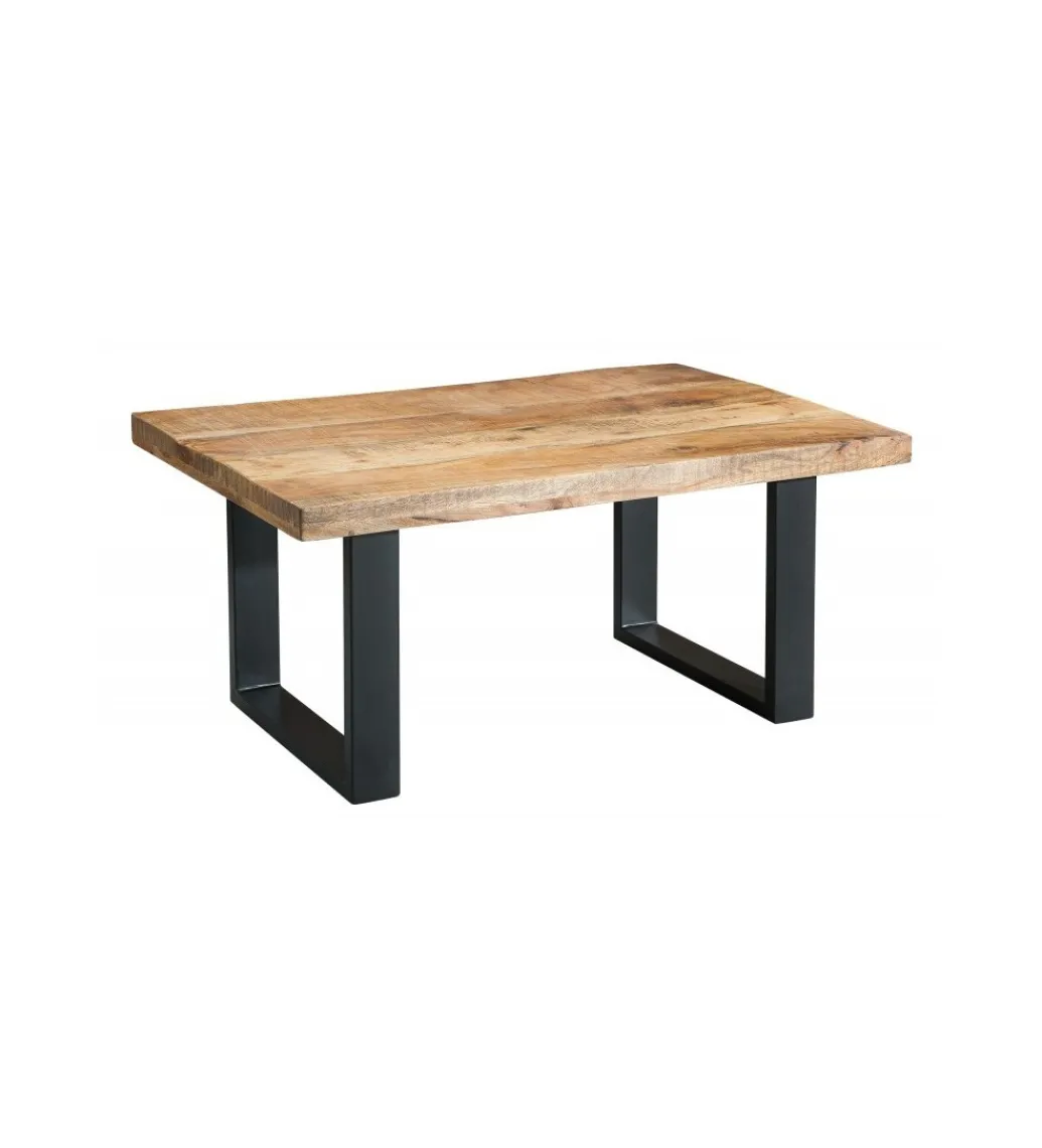 Stolik kawowy Iron Craft 100 cm drewno mango*Invicta Interior Outlet