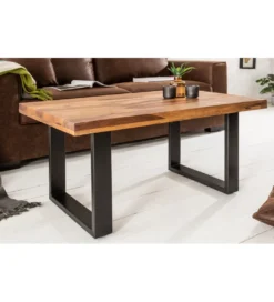 Stolik kawowy Iron Craft 100 cm drewno Sheesham*Invicta Interior Best