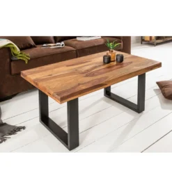 Stolik kawowy Iron Craft 100 cm drewno Sheesham*Invicta Interior Best