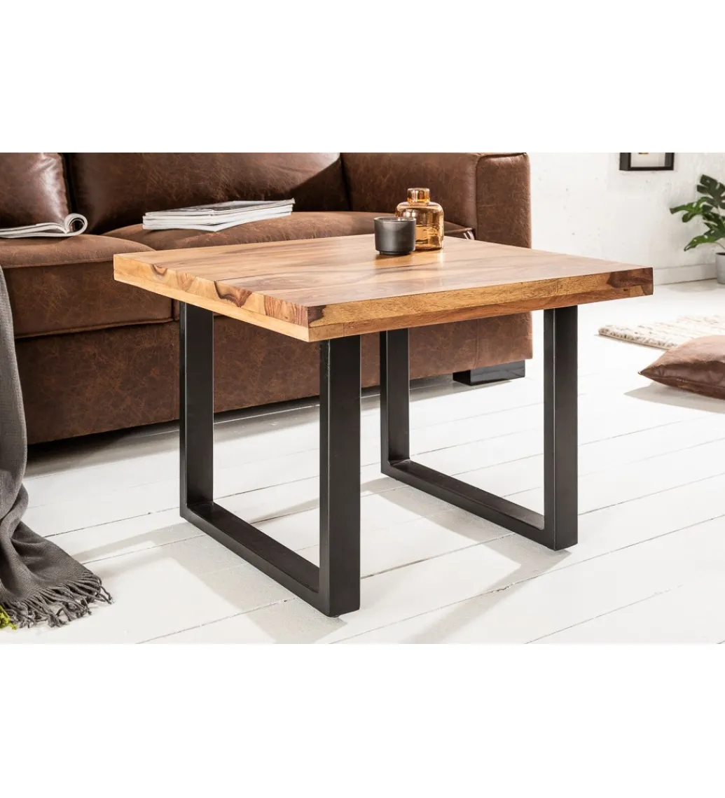 Stolik kawowy Iron Craft 60 cm drewno Sheesham*Invicta Interior Best