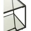 Stolik kawowy ITAGOT 50 cm czarny*J-Line New