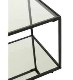 Stolik kawowy ITAGOT 50 cm czarny*J-Line New