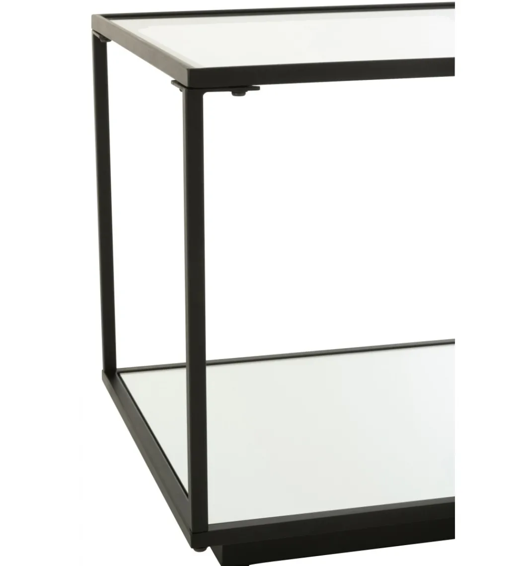 Stolik kawowy ITAGOT 50 cm czarny*J-Line New