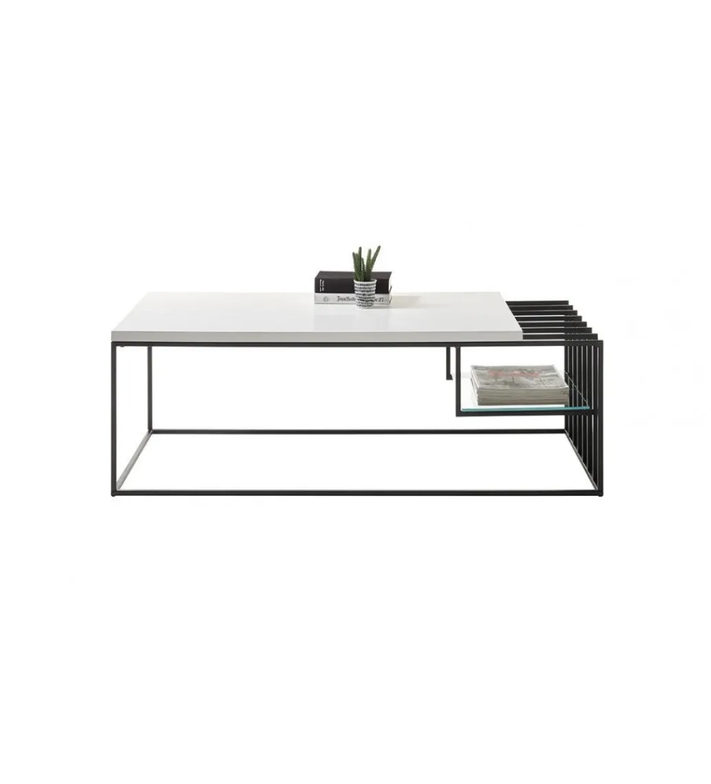Stolik kawowy JUBA 120 cm biały*MCA Outlet