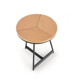 Stolik kawowy KARIDA 45 cm w optyce dębu*Halmar