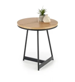 Stolik kawowy KARIDA 45 cm w optyce dębu*Halmar