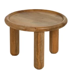 Stolik kawowy KODI 50 cm drewno mango*Zona-Design New