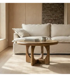 Stolik kawowy KONECEN 77 cm drewno mango*Zona-Design Best