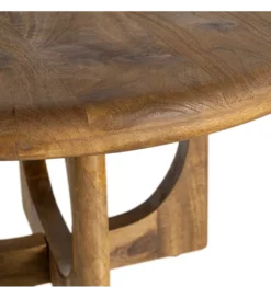 Stolik kawowy KONECEN 77 cm drewno mango*Zona-Design Best
