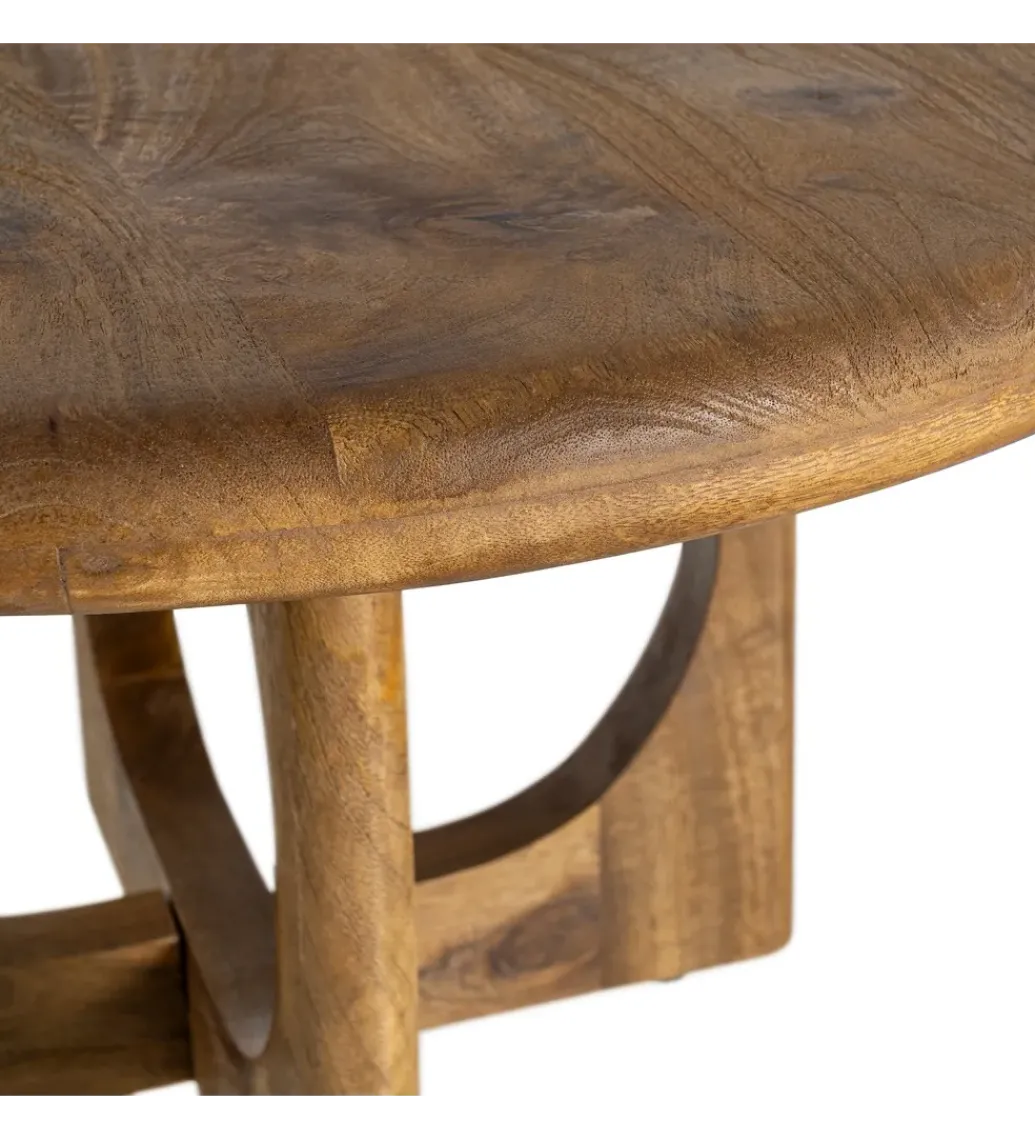 Stolik kawowy KONECEN 77 cm drewno mango*Zona-Design Best