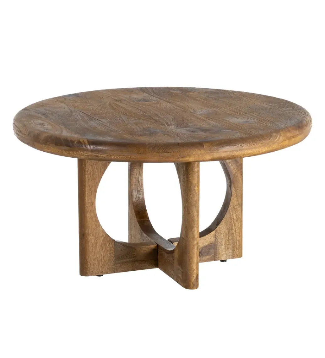 Stolik kawowy KONECEN 77 cm drewno mango*Zona-Design Best