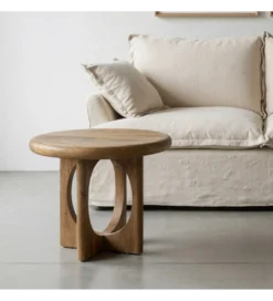 Stolik kawowy KONECEN 55 cm drewno mango*Zona-Design Best