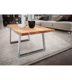 Stolik kawowy KORNEL 120 cm drewno akacja*WOHNLING, GERMANY Best