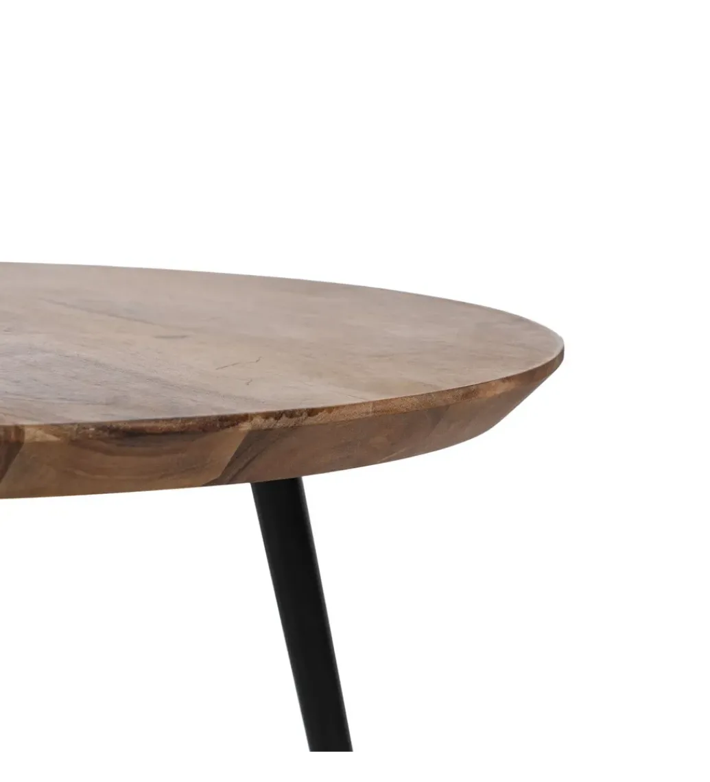 Stolik kawowy KORONE SET III drewno akacja*Zona-Design Discount