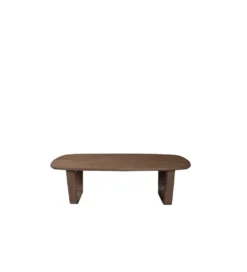 Stolik kawowy KORTE 130 cm drewno mango brązowe*LF-Design