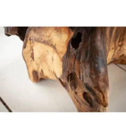 Stolik kawowy Korzeń 40 cm drewno Teak*Invicta Interior - przedsprzedaż Discount