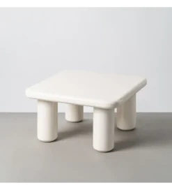 Stolik kawowy LACADO 78 cm kremowy*Zona-Design