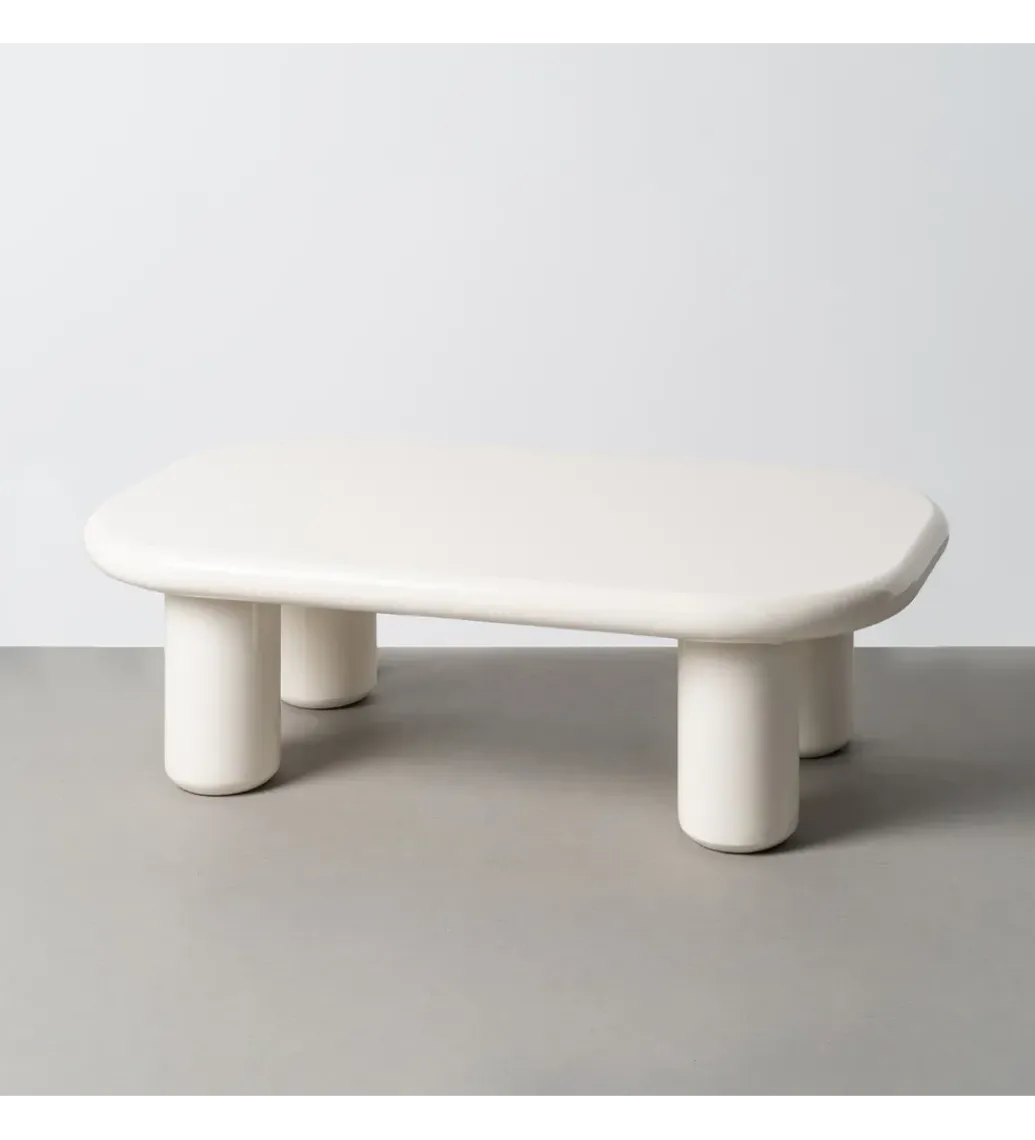 Stolik kawowy LACADO 118 cm kremowy*Zona-Design Outlet
