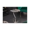 Stolik kawowy Leaf 53 cm srebrny*Invicta Interior Outlet