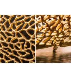 Stolik kawowy Leaf 120 cm złoty*Invicta Interior Best