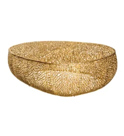 Stolik kawowy Leaf 120 cm złoty*Invicta Interior Best