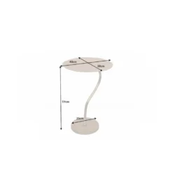 Stolik kawowy Leaf 42 cm złoty*Invicta Interior Clearance