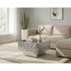 Stolik kawowy LEPERES 60 cm srebrny*WOHNLING, GERMANY Outlet