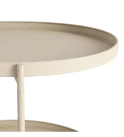 Stolik kawowy LETIT 66 cm beżowy*Zona-Design Sale