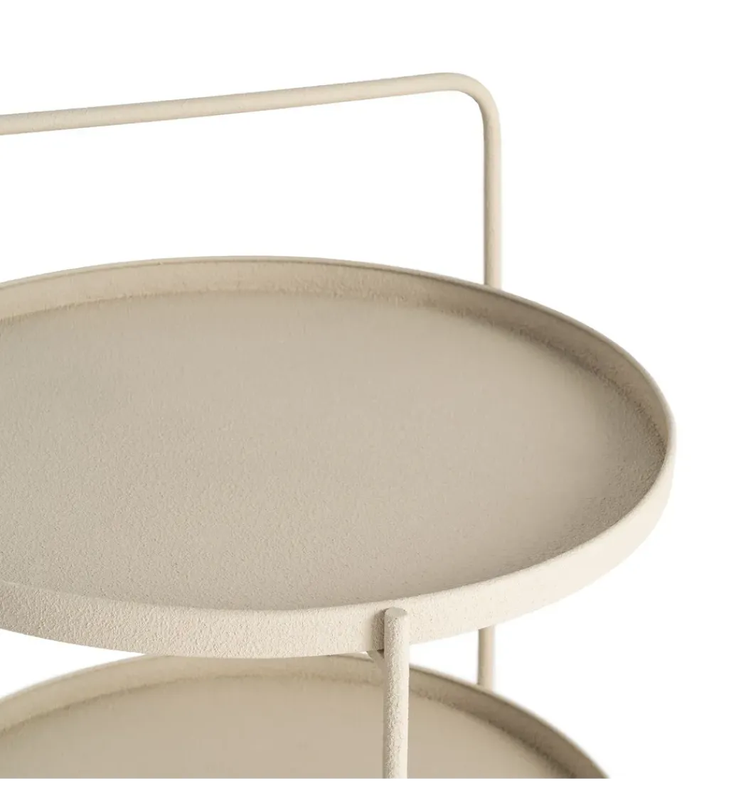 Stolik kawowy LETIT 66 cm beżowy*Zona-Design Sale