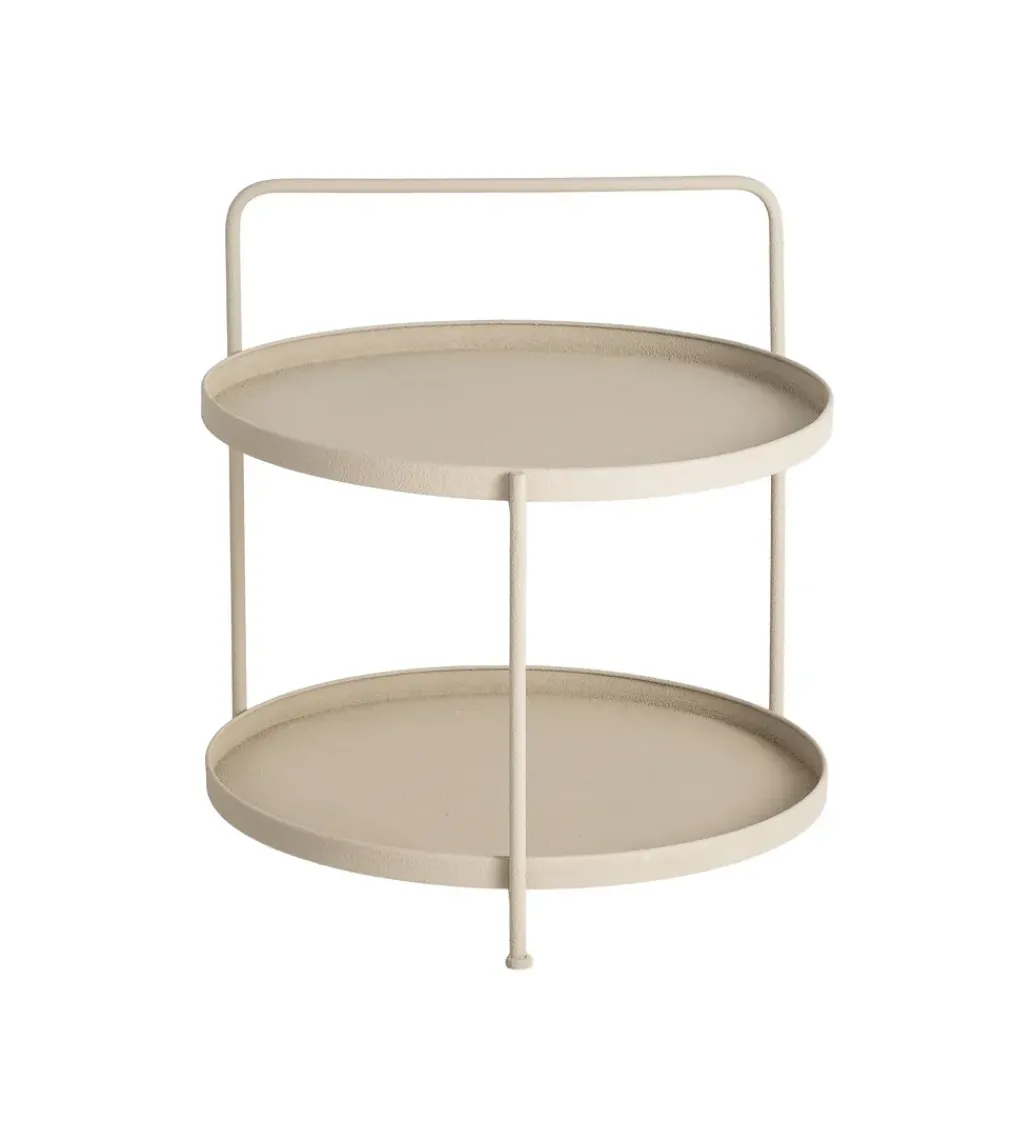 Stolik kawowy LETIT 66 cm beżowy*Zona-Design Sale