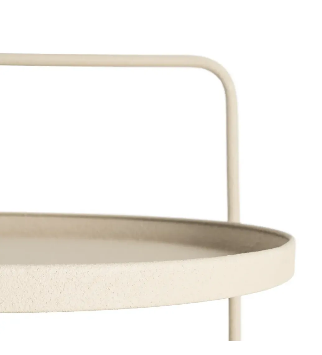 Stolik kawowy LETIT 66 cm beżowy*Zona-Design Sale