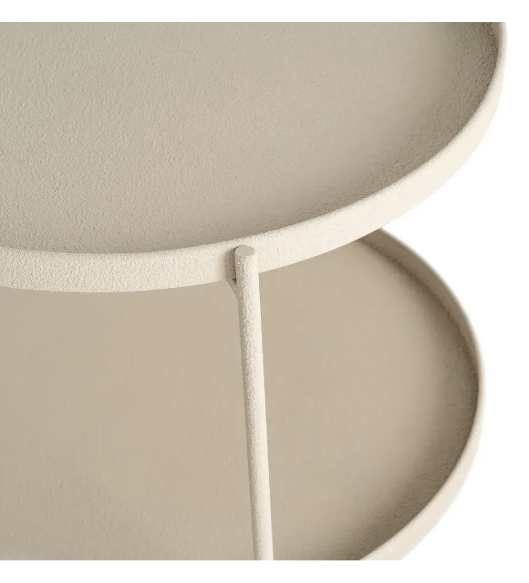 Stolik kawowy LETIT 66 cm beżowy*Zona-Design Sale