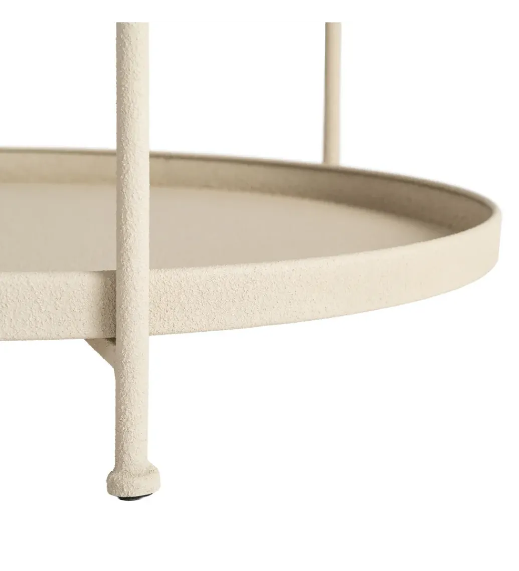 Stolik kawowy LETIT 66 cm beżowy*Zona-Design Sale