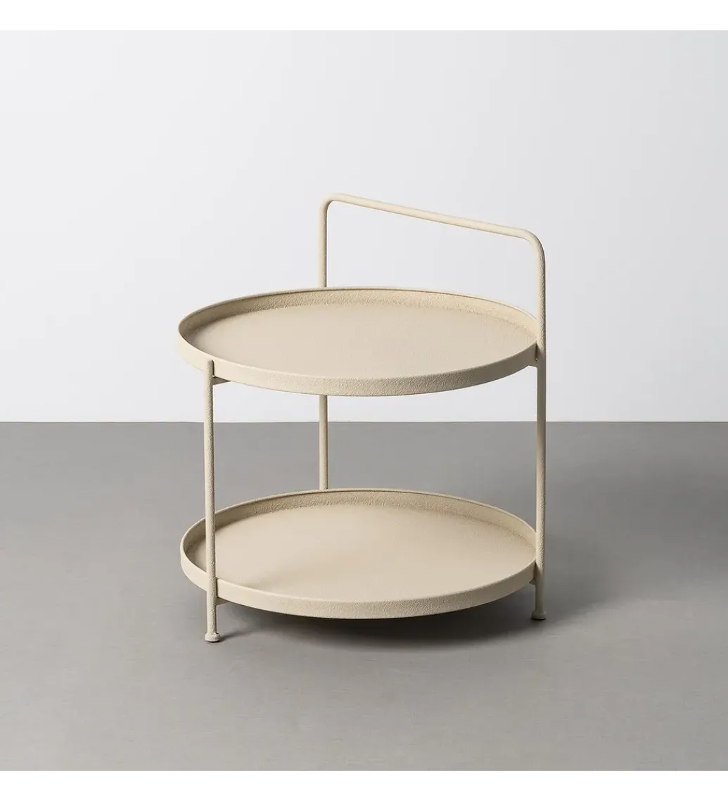Stolik kawowy LETIT 66 cm beżowy*Zona-Design Sale