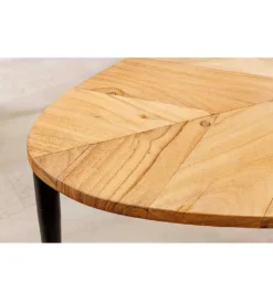 Stolik kawowy LINDO set 2 drewno akacja marmur*Invicta Interior Hot