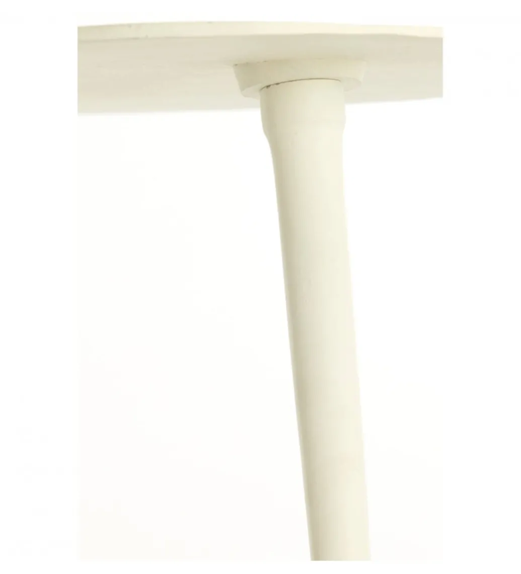 Stolik kawowy LIONS 67 cm kremowy*L&L Best