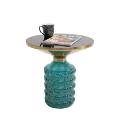 Stolik kawowy LOLA 50 cm niebieski*KARE Best