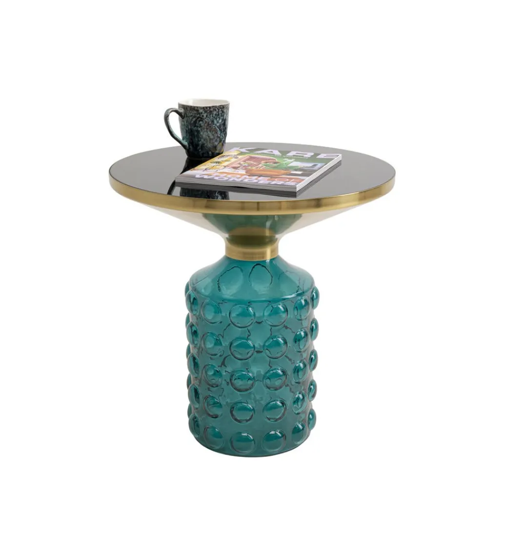 Stolik kawowy LOLA 50 cm niebieski*KARE Best