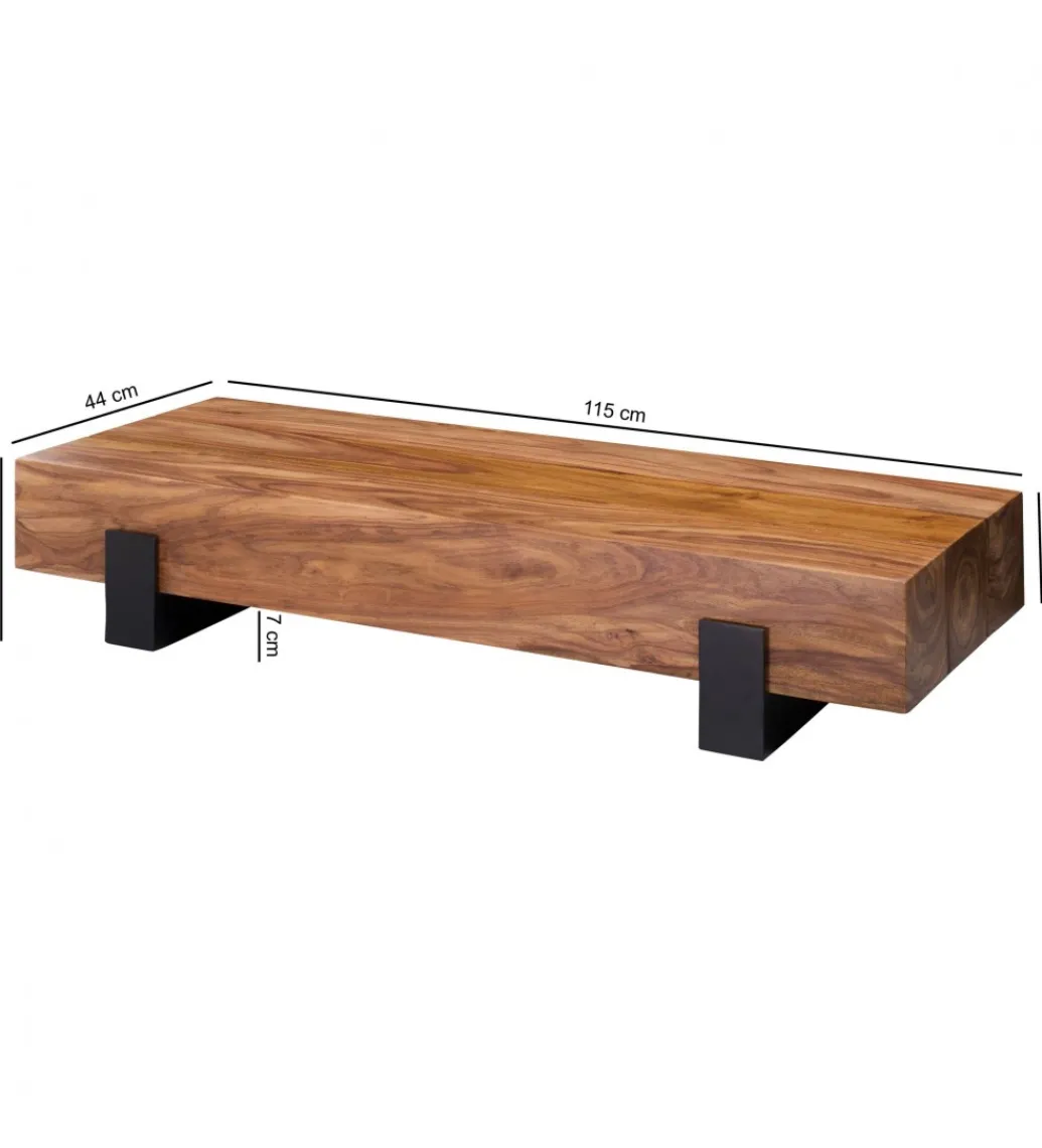 Stolik kawowy LONDA 115 cm drewno sheesham*WOHNLING, GERMANY Online